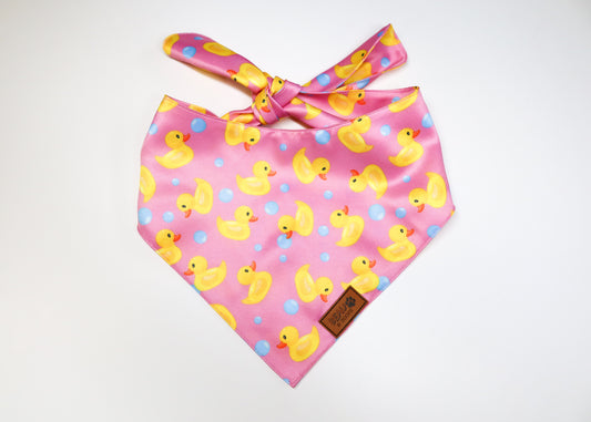 Rubber Ducky Pink - Pet Bandana
